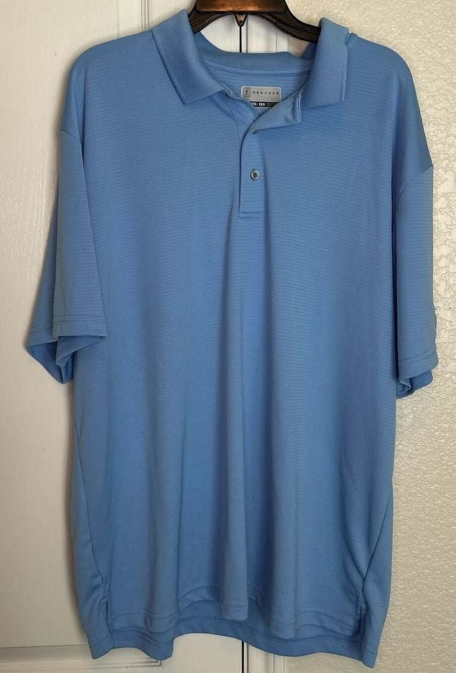 PGA Tour Men's Blue Performance Golf Polo Shirt Size XXL